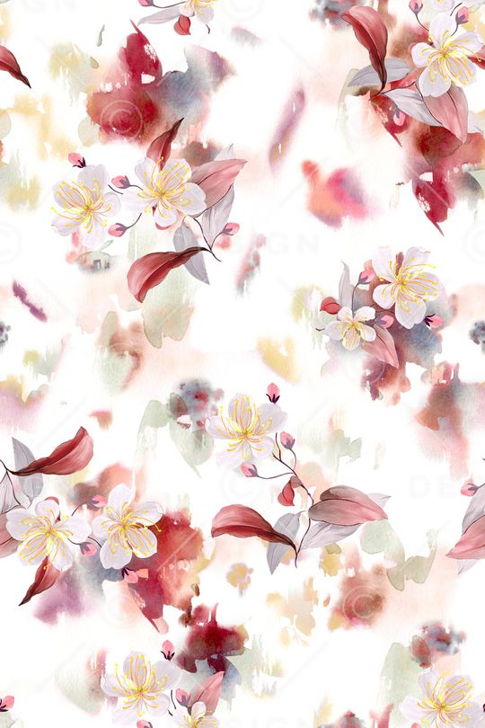 水彩印花华亿平台图片