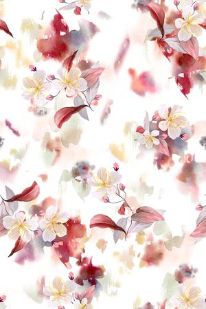 水彩印花华亿平台图片