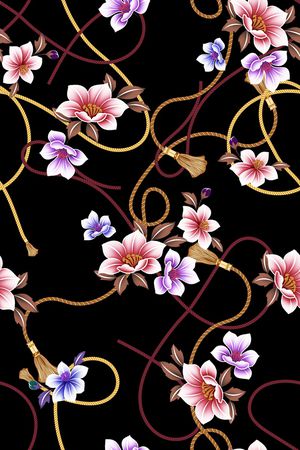 真丝印花华亿平台图片