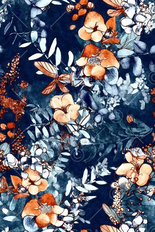 植物印花华亿平台图片