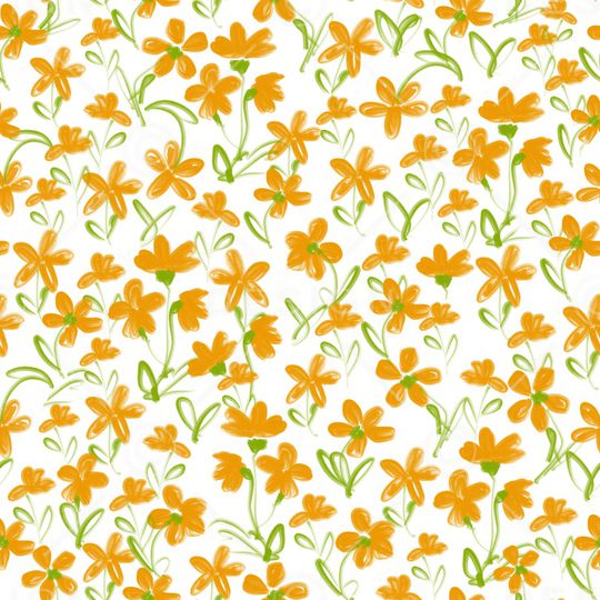 手绘花卉印花华亿平台图片