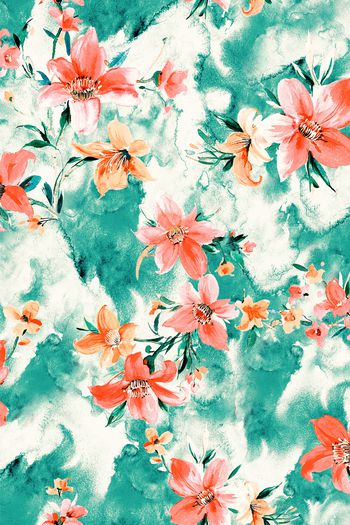 水彩印花华亿平台图片