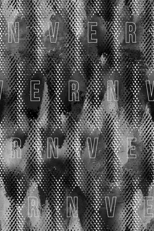 抽象男装印花华亿平台图片