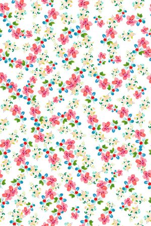 小碎花印花华亿平台图片