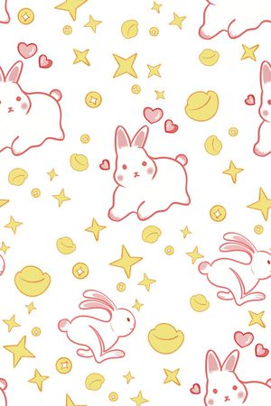 兔子印花华亿平台图片