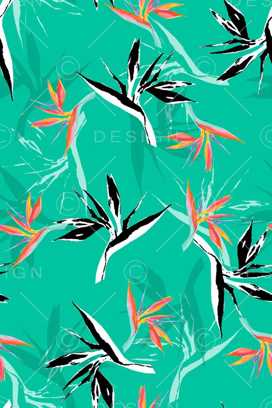 绿植树叶印花华亿平台图片