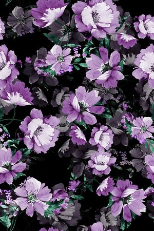 中老年印花华亿平台图片