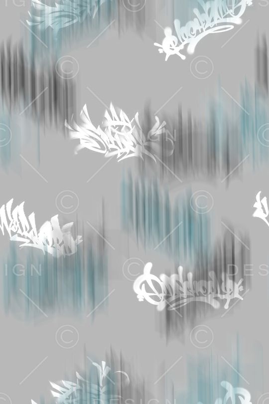 抽象男装印花华亿平台图片