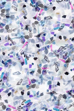 抽象印花华亿平台图片