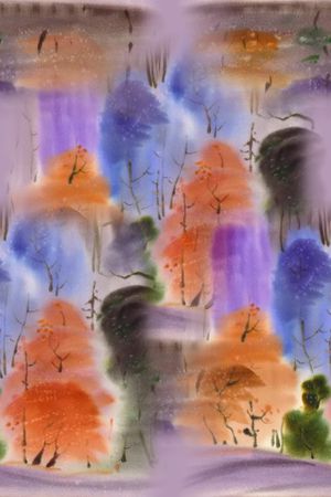 抽象印花华亿平台图片