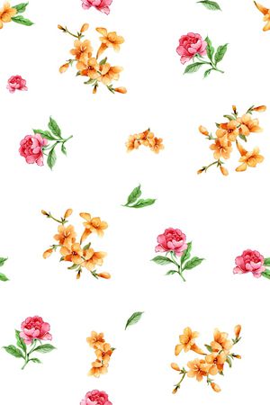 满版散花印花华亿平台图片