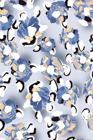 真丝印花华亿平台图片