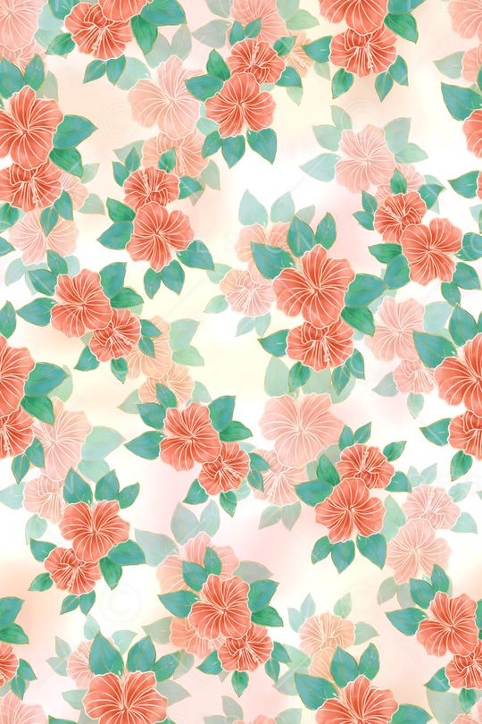 小清新印花华亿平台图片