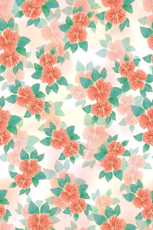 小清新印花华亿平台图片