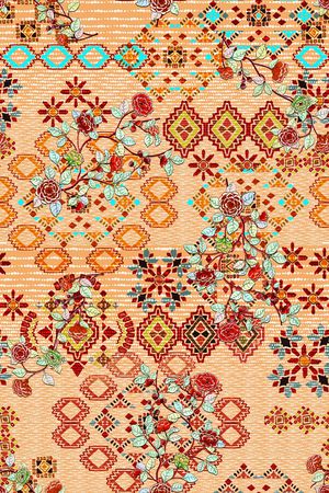 几何印花华亿平台图片