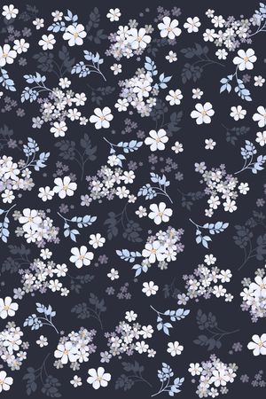 水彩花卉印花华亿平台图片