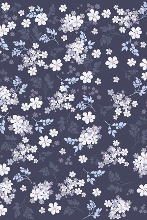 水彩花卉印花华亿平台图片