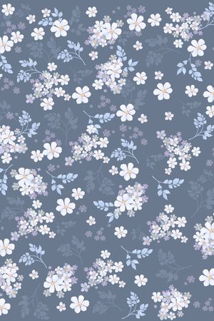 水彩花卉印花华亿平台图片