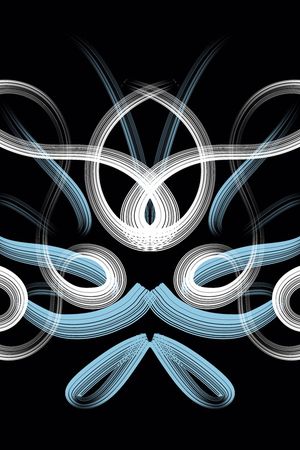 线条印花华亿平台图片