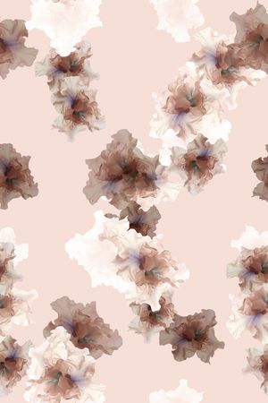 抽象花卉印花华亿平台图片