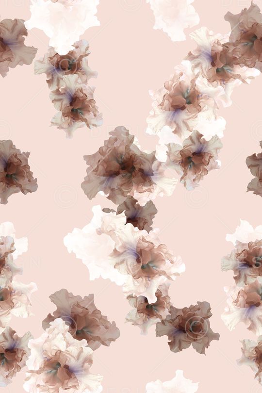 抽象花卉印花华亿平台图片