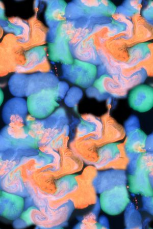 抽象印花华亿平台图片