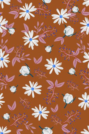 小清新印花华亿平台图片