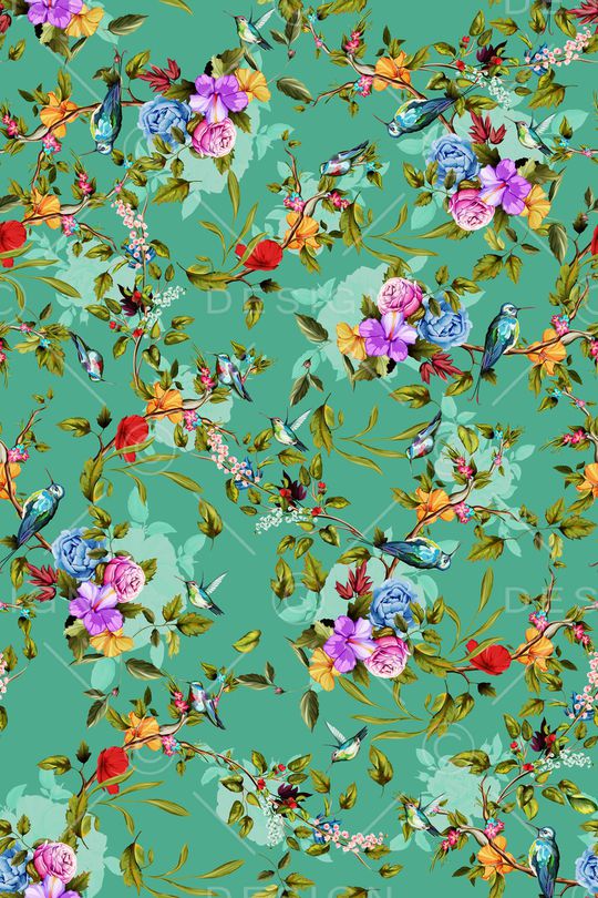 树枝印花华亿平台图片