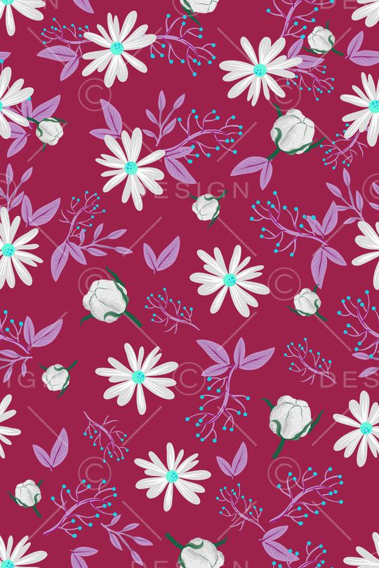 小清新印花华亿平台图片