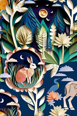 兔子印花华亿平台图片