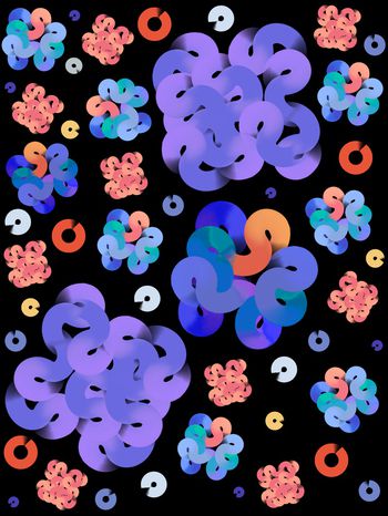 几何印花华亿平台图片