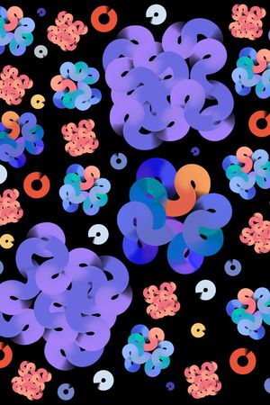 几何印花华亿平台图片