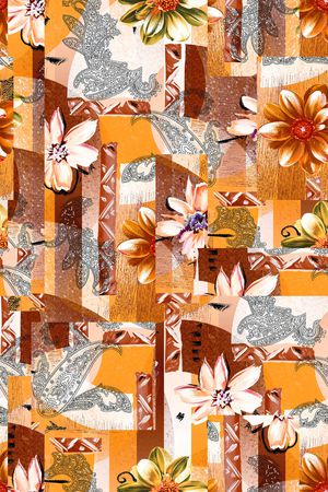 佩斯利印花华亿平台图片