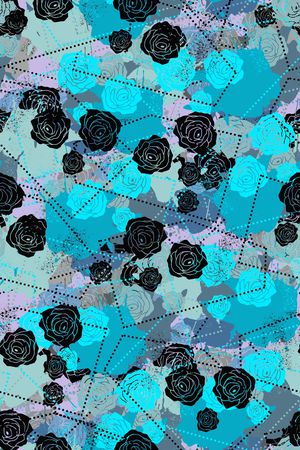 色块印花华亿平台图片