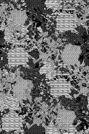 抽象男装印花华亿平台图片