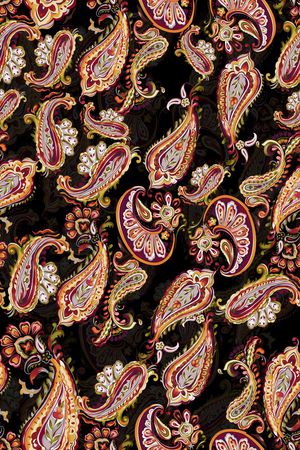 佩斯利印花华亿平台图片