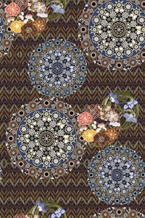 民族风印花华亿平台图片