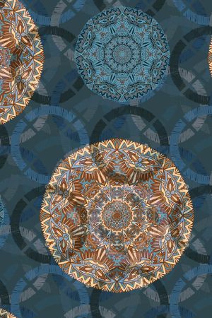 民族风印花华亿平台图片