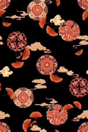 几何印花华亿平台图片