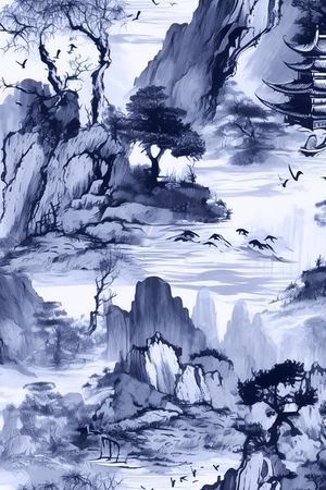 风景印花华亿平台图片