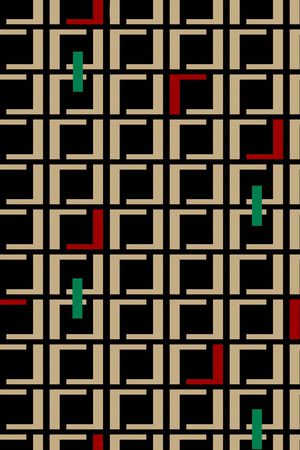 几何印花华亿平台图片