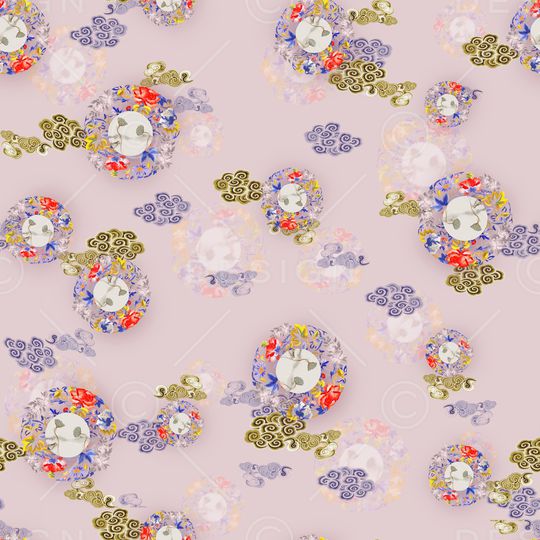 祥云印花华亿平台图片