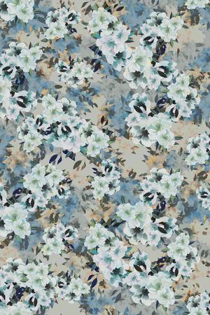 小碎花印花华亿平台图片