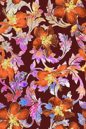 抽象印花华亿平台图片