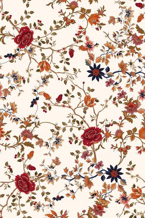 民族花纹印花华亿平台图片