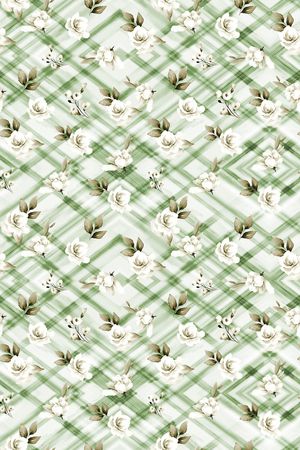 格子印花华亿平台图片