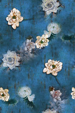 中国风印花华亿平台图片