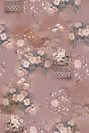 中国风印花华亿平台图片