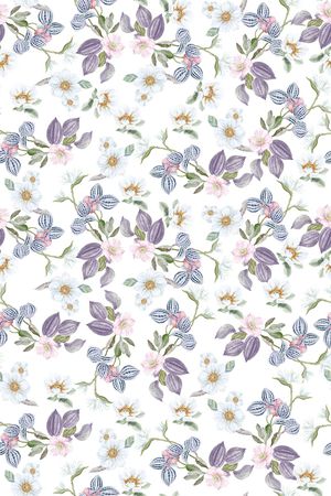 绿植树叶印花华亿平台图片