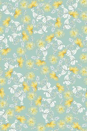 绿植树叶印花华亿平台图片